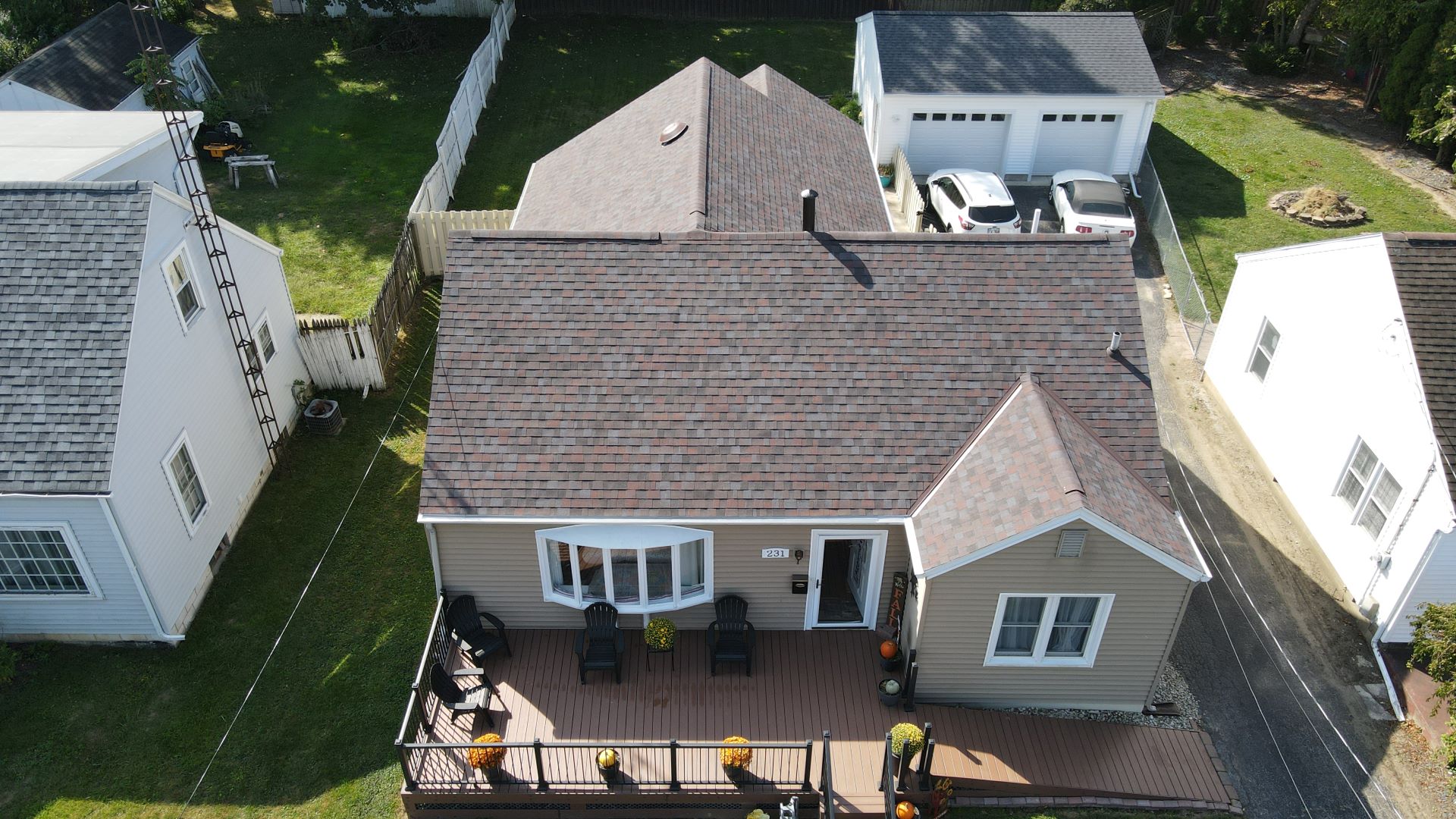 Completed residential roof in Northern Ohio